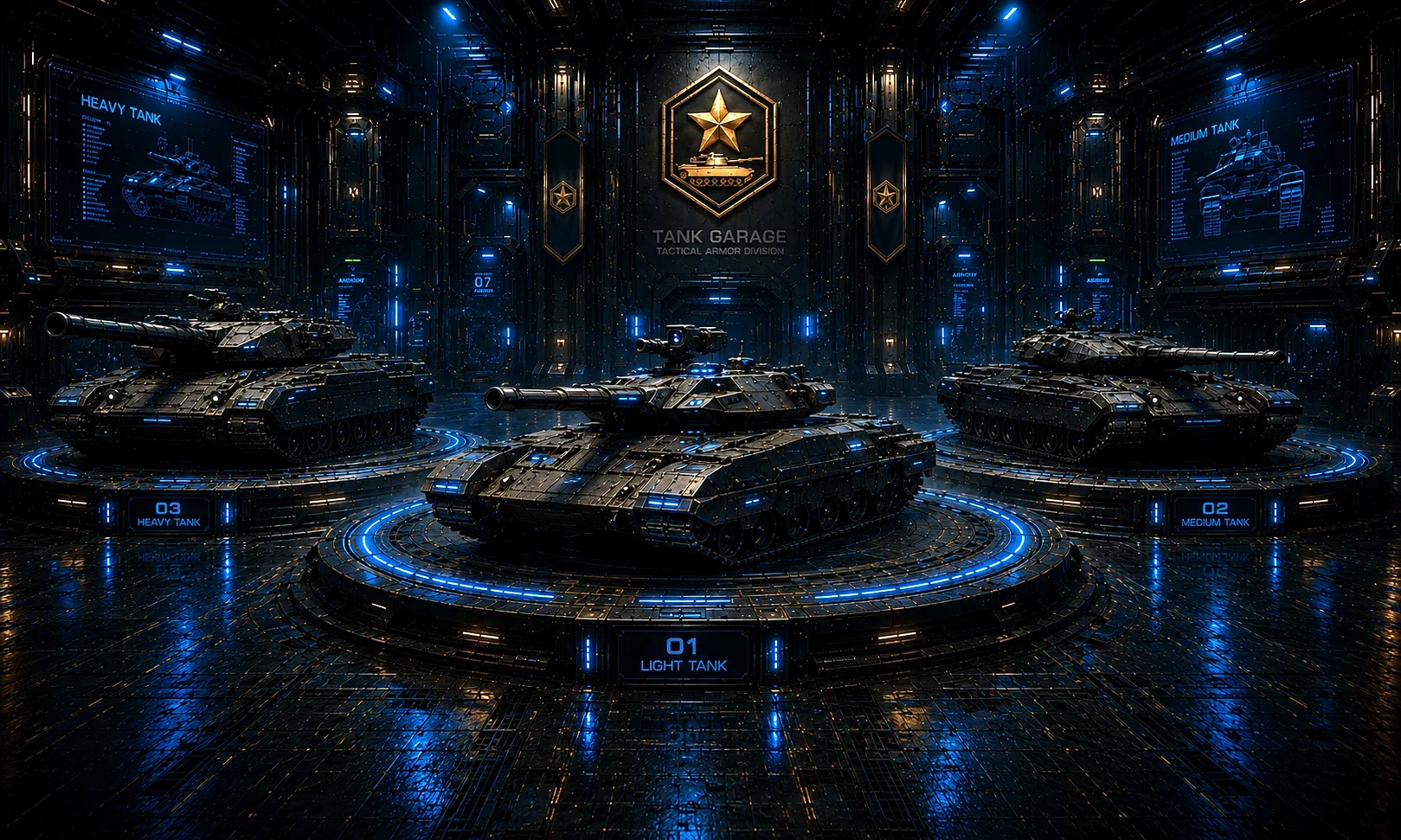 LIGHT TANK hangar